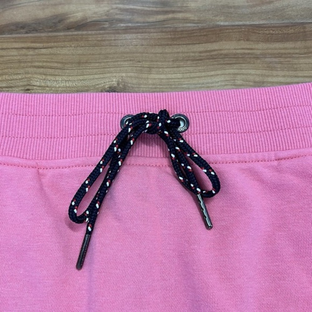 Tommy Jeans Peachy Pink French Terry Skirt Women's Large Drawstring 17" Length - Picture 4 of 6
